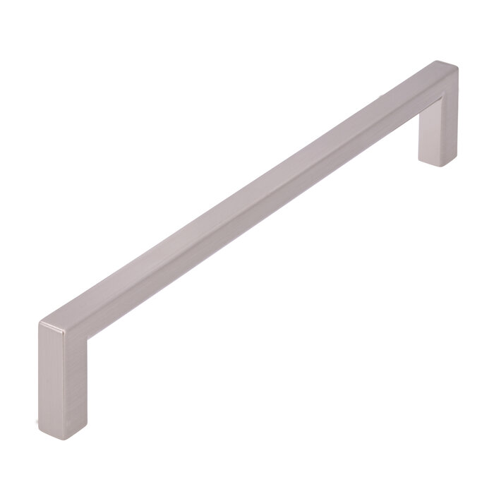 I.B.E. U-shaped furniture handle in stainless steel color - square