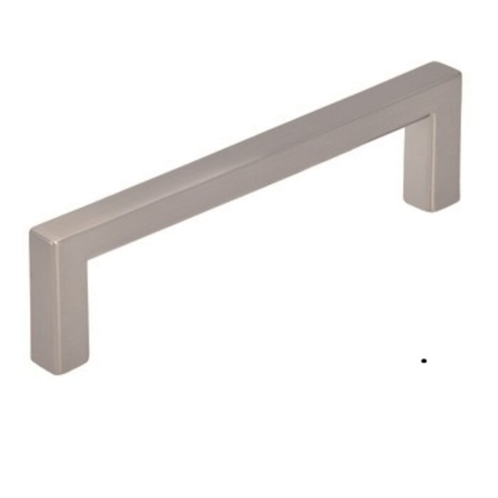 I.B.E. U-shaped furniture handle in stainless steel color - square