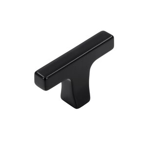 I.B.E. T-shaped furniture knob TRUMPET - 48 mm - matt black