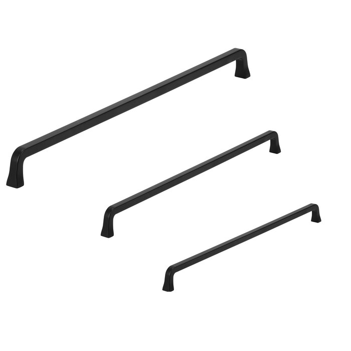 I.B.E. Matt black furniture handle TRUMPET