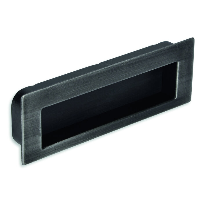 I.B.E. Inkapschelp rechthoekig 112x38x13 - ijzer geborsteld effect