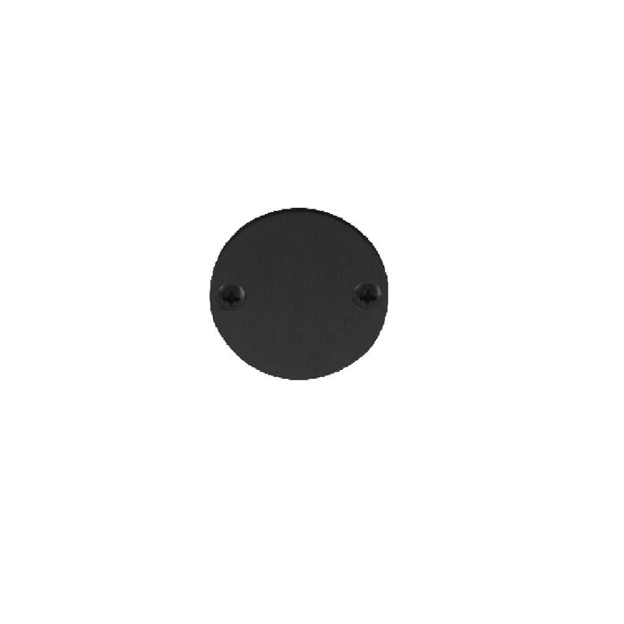 Formani 1 Matt black PVD blind plate Piet Boon ONE - PBN50 - 5 mm