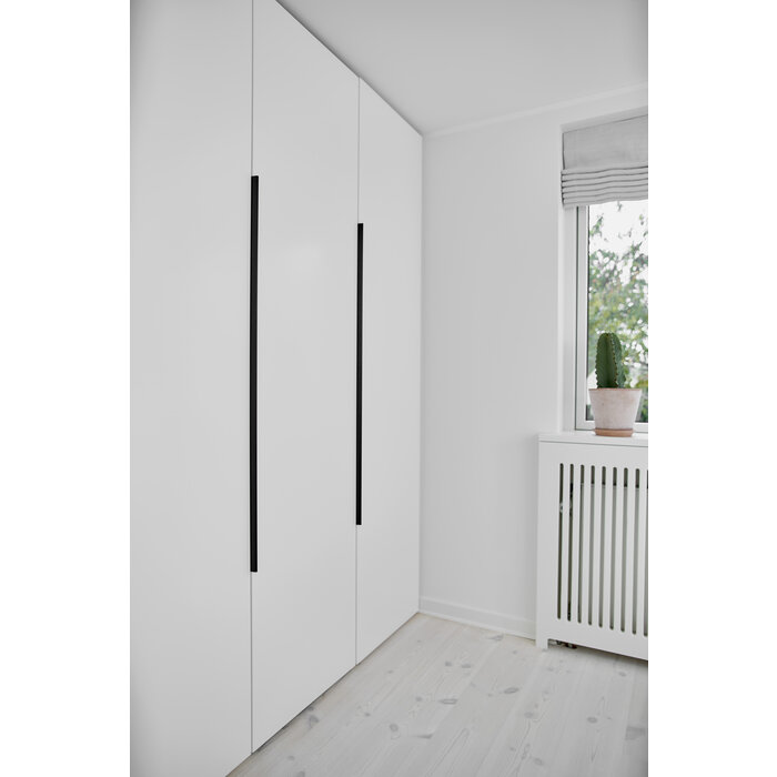 Furnipart Furnipart Eckgriff EDGE STRAIGHT mattschwarz