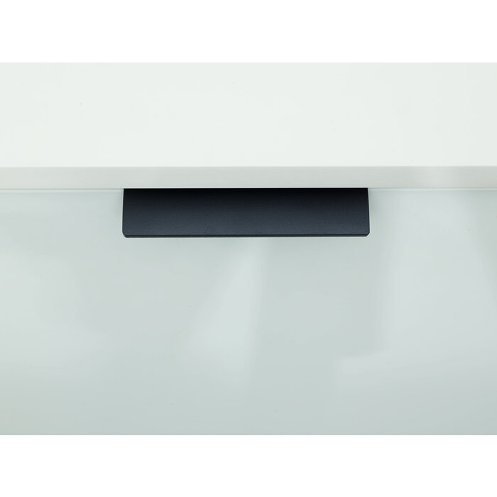 Furnipart Furnipart hoekgreep EDGE STRAIGHT mat zwart