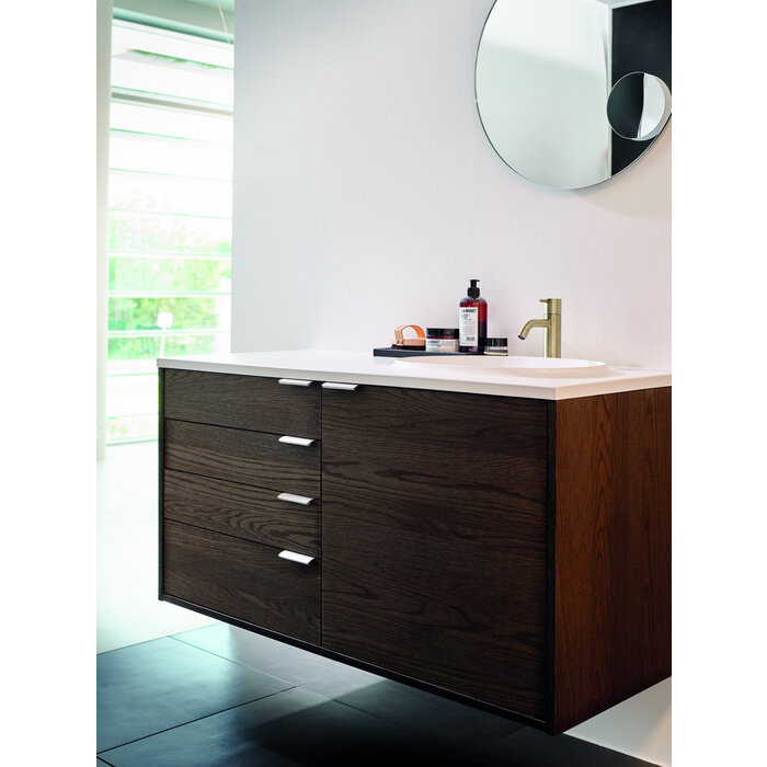 Furnipart Furnipart Eckgriff EDGE STRAIGH - Edelstahloptik