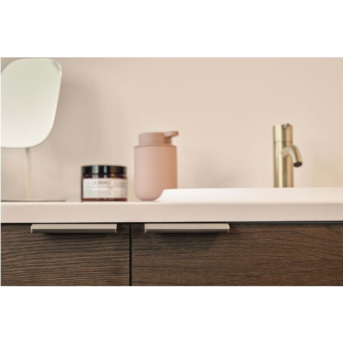 Furnipart Hoekgreep EDGE STRAIGHT messing geborsteld