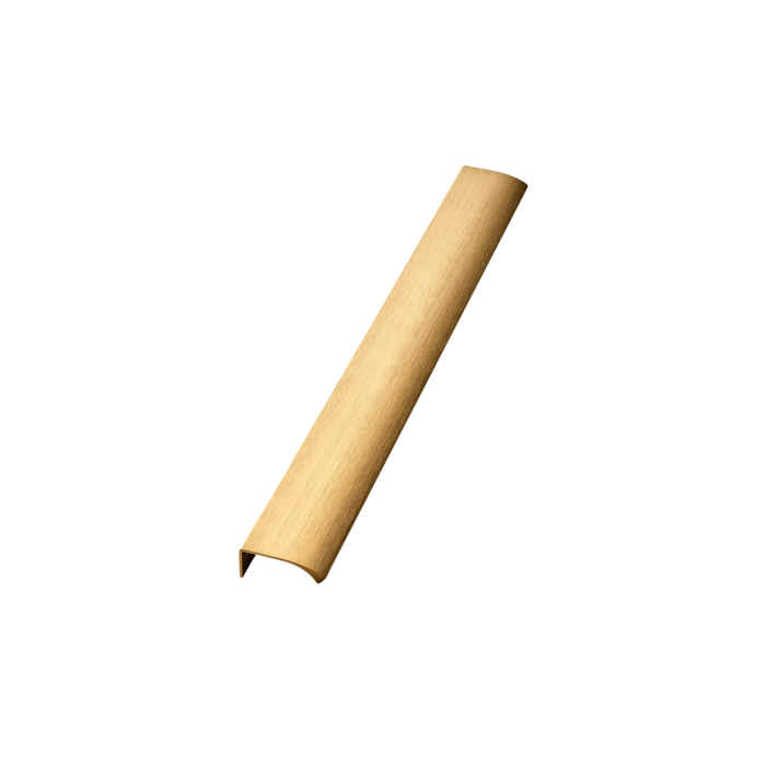 Furnipart Poignée d'angle EDGE STRAIGHT laiton brossé