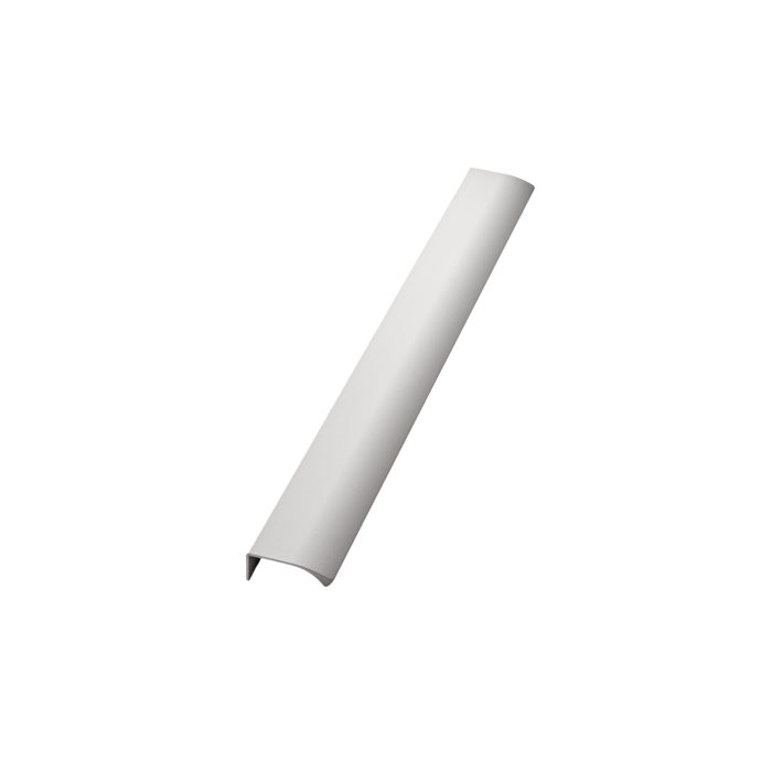 Furnipart Matt white Furnipart corner handle EDGE STRAIGHT