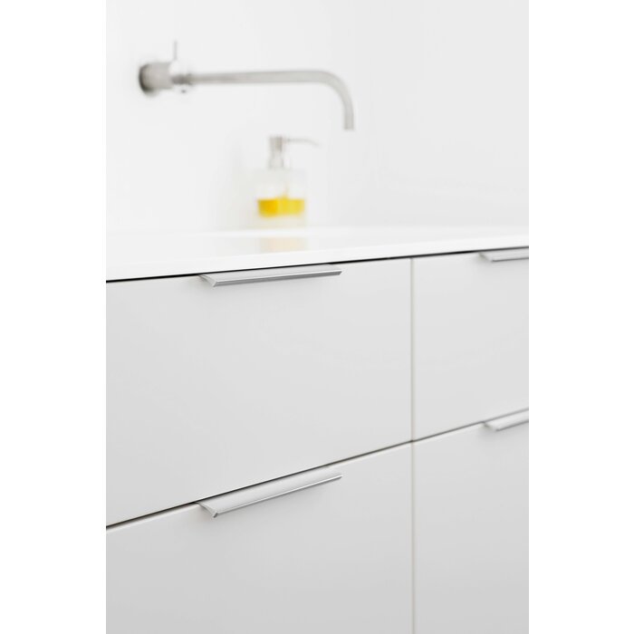 Furnipart Furnipart Hoekgreep EDGE STRAIGH - Helder geanodiseerd