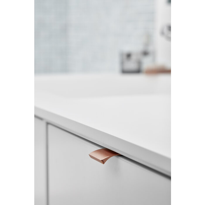 Furnipart Furnipart Poignée d'angle EDGE STRAIGH - Or rose brossé