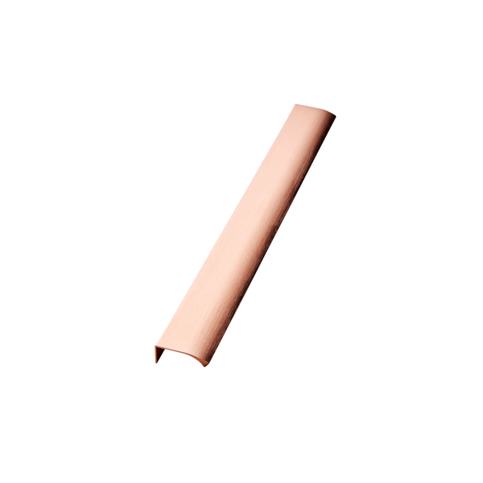 Furnipart Furnipart Hoekgreep EDGE STRAIGH - Geborsteld rosé goud
