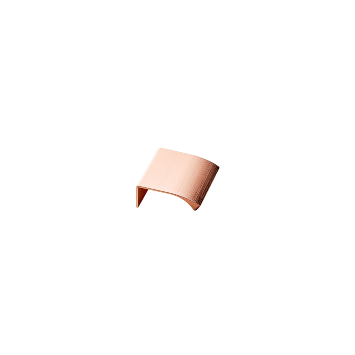 Furnipart Furnipart Corner handle EDGE STRAIGH - Brushed rose gold