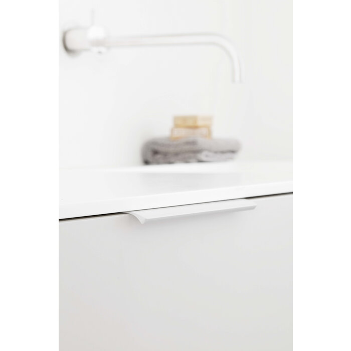 Furnipart Furnipart Hoekgreep EDGE STRAIGH - Wit (RAL 9010)