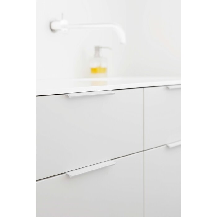 Furnipart Furnipart Hoekgreep EDGE STRAIGH - Wit (RAL 9010)