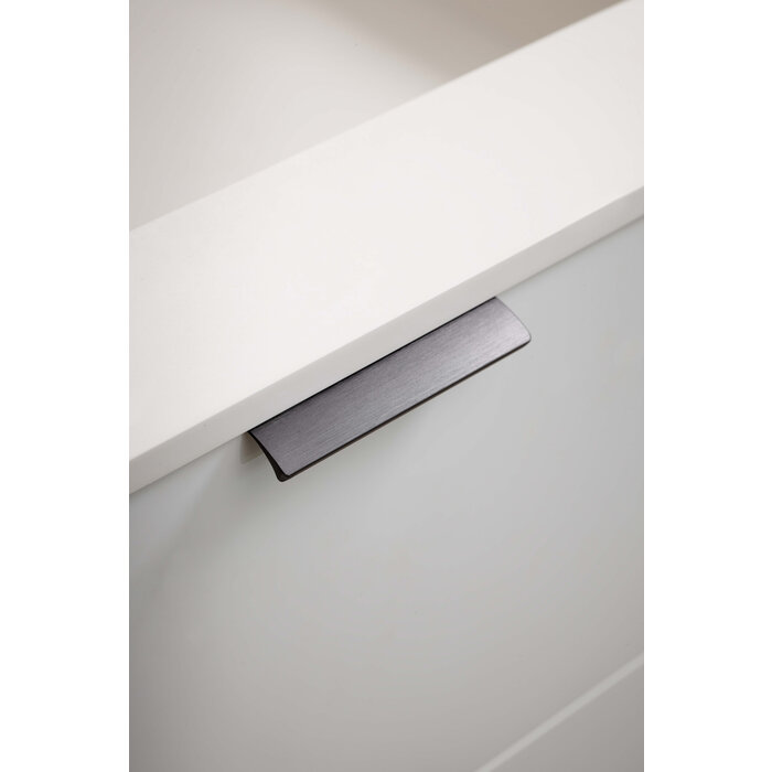 Furnipart Furnipart Corner handle EDGE STRAIGH - Brushed anthracite gray