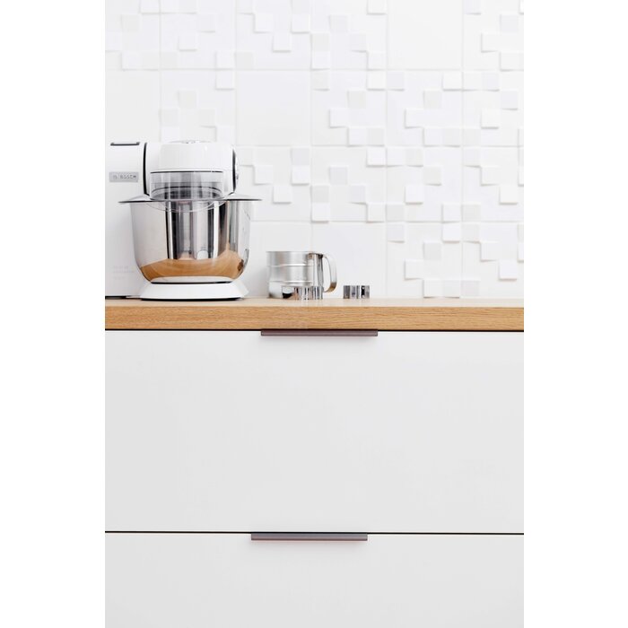 Furnipart Furnipart Eckgriff EDGE STRAIGH - Gebürstetes Anthrazitgrau