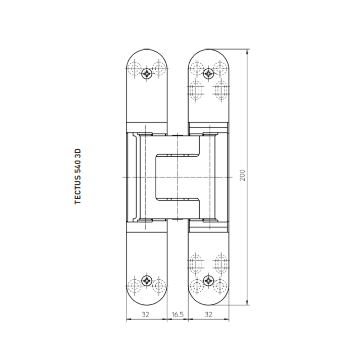 Nastro Per Oggetti TECTUS TE 540 3D A8 Simonswerk Cinghie Per Porta - Foto 3