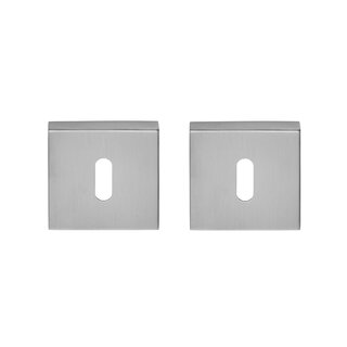 Formani Plaques à clés Basics BSQ N53 carrées - Inox mat