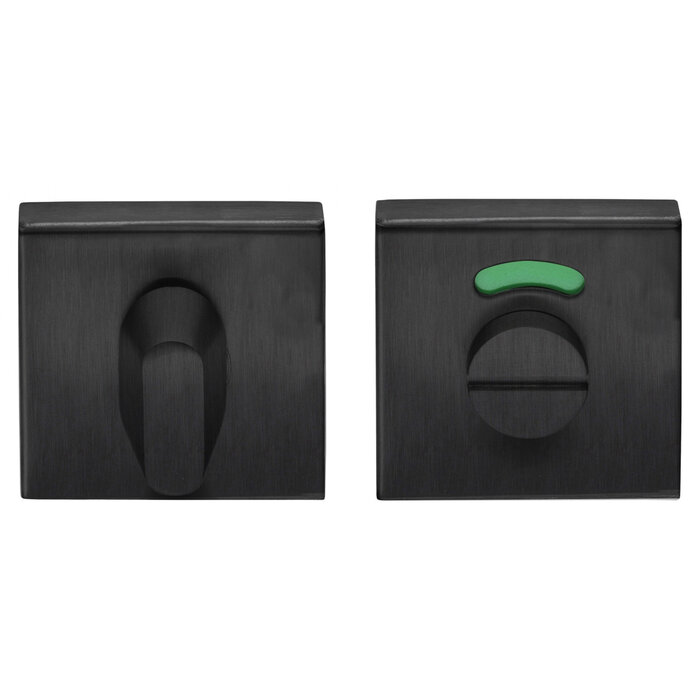 Formani Square toilet fitting BSQWC53 IG - Gun metal PVD - green/red indicator