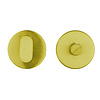 HDD Toilet set round shape matt Gold without red/white
