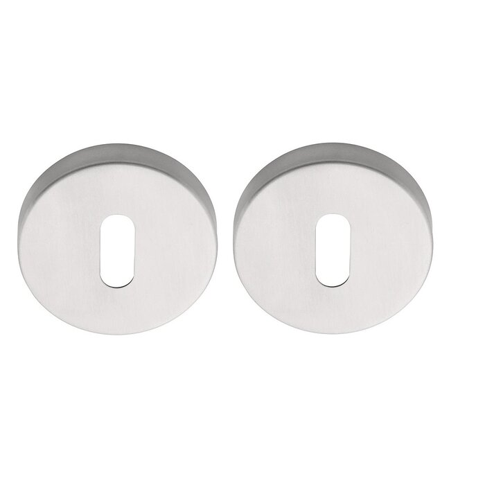 Formani Paire de Plaques à Clés Basics LBN50D IN - Acier Inox Mat