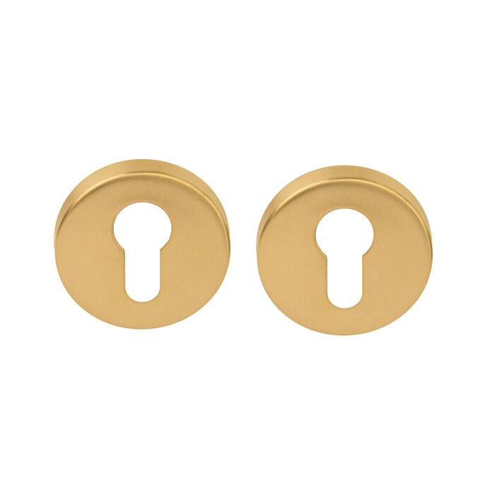 Formani Paar Cilinderplaatjes Basics LBY50D IM - Goud PVD