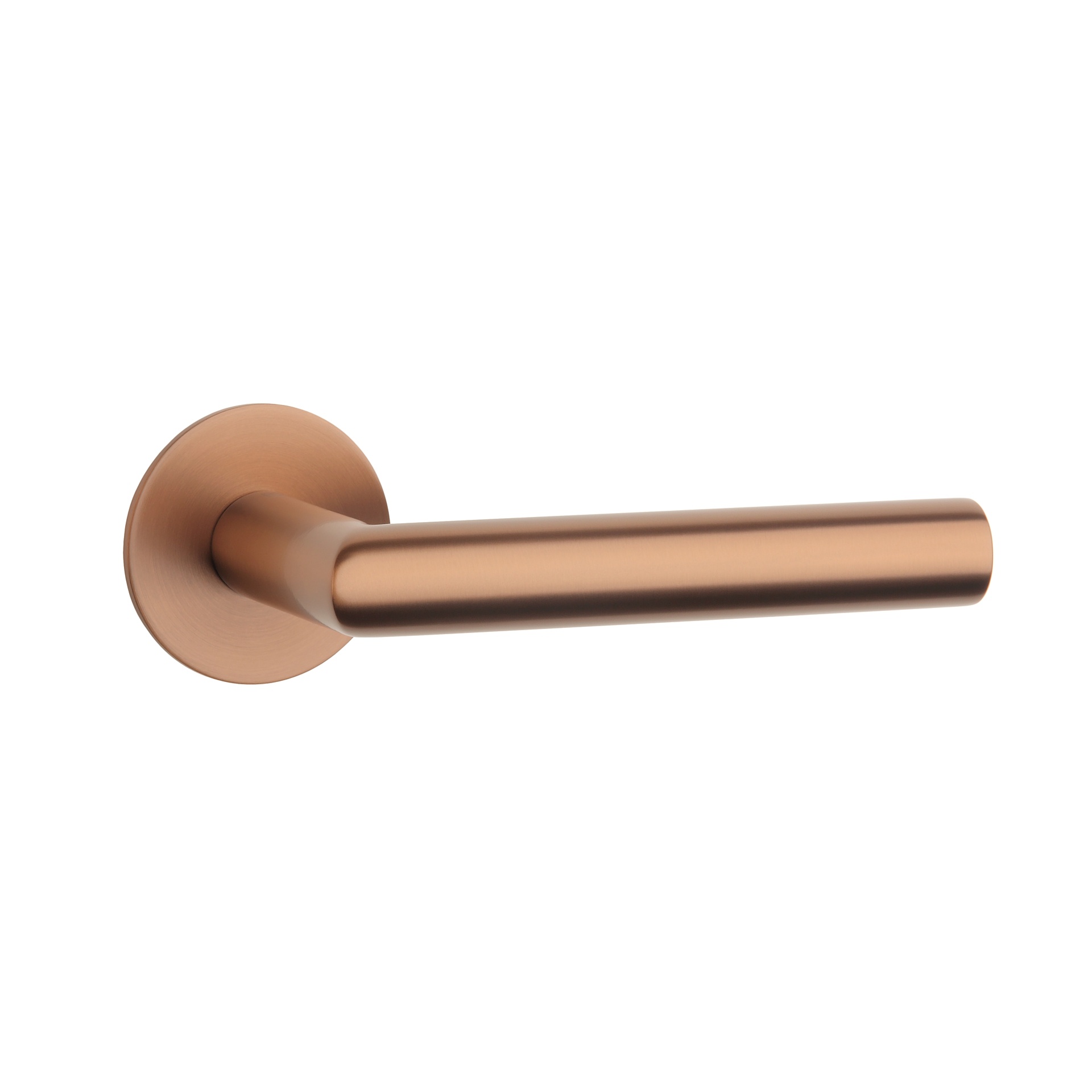 Door handles with extra thin rosettes