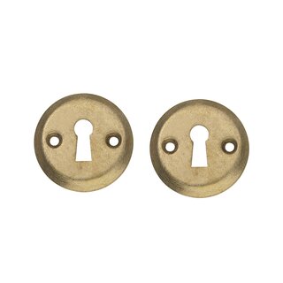 Intersteel Intersteel Rosettes trou de serrure trou de vis en laiton poli