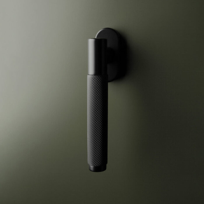 Aprile Massive matt black Aprile window handle MOLINIA R