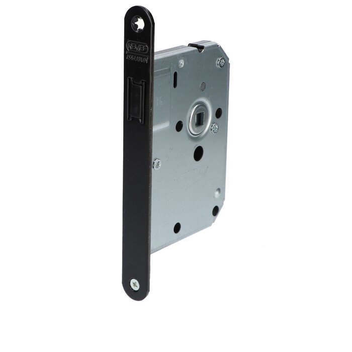 Assa Abloy Magnetic barrel lock NEMEF 1255/73-50 - Black - without closing cup