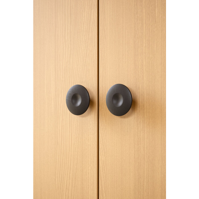 Furnipart Furnipart meubelknoppen DIMPLE - hout - gelakt