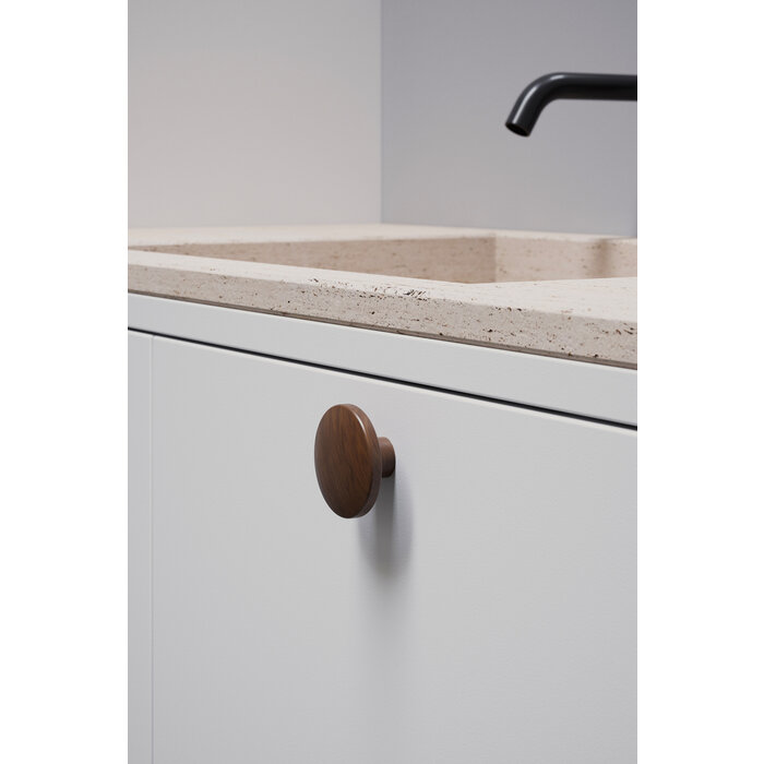 Furnipart Furnipart furniture knobs DISCOS - wood - lacquered