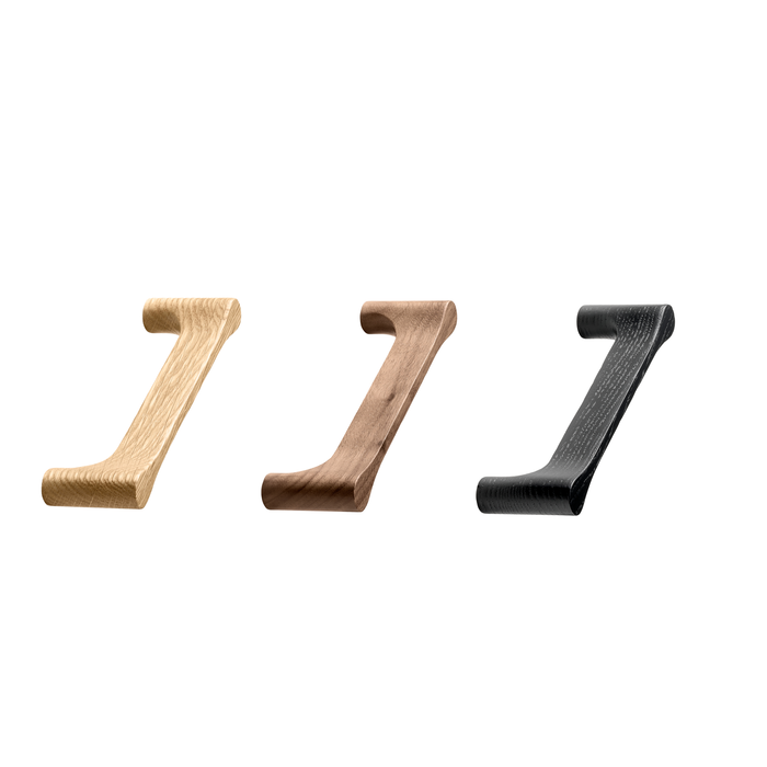 Furnipart Furnipart meubelgrepen DROPS - Hout  - gelakt