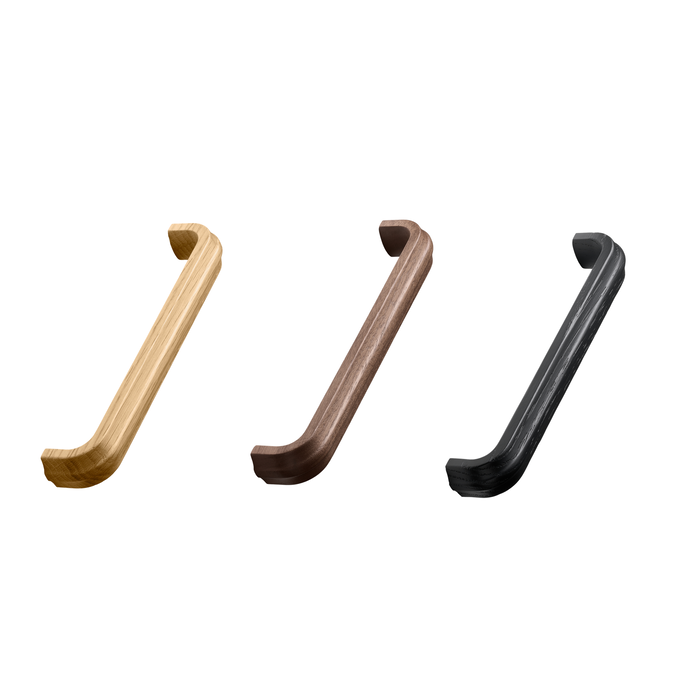 Furnipart Furnipart furniture handles DUONA - Wood - lacquered