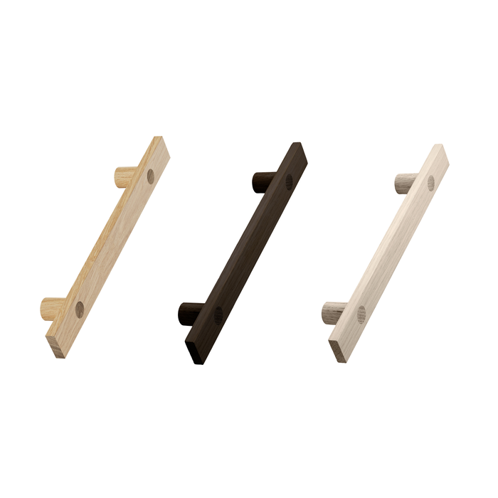 Furnipart Furnipart furniture handles LONGA - wood - lacquered/unlacquered