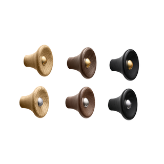 Furnipart Meubelknoppen RECTA - hout gelakt & metaal