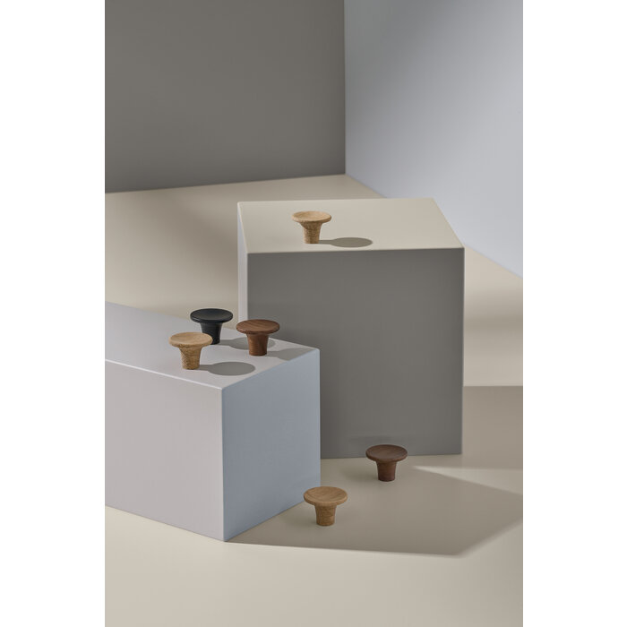 Furnipart Furnipart furniture knob TUBA - wood - lacquered/unlacquered