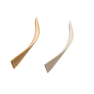 Furnipart Furniture handles TWIST - wood - lacquered/unlacquered