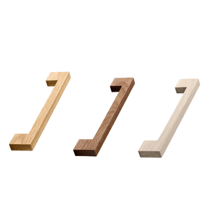 Furnipart Furniture handles URBAN - wood - lacquered/unlacquered