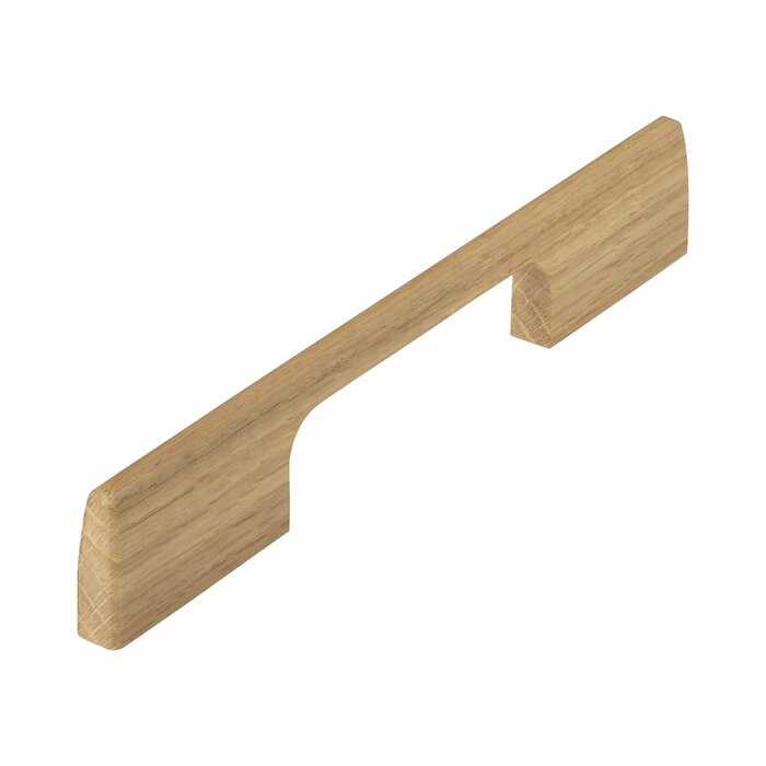 I.B.E. Poignée de meuble en bois brut DRIMO symétrique d'IBE - chêne naturel