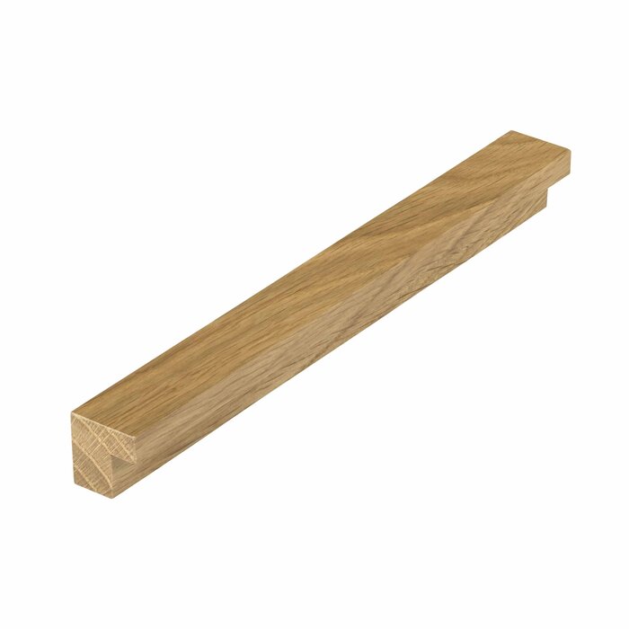 I.B.E. Unfinished wooden furniture handle L-PROFILE from IBE - natural oak