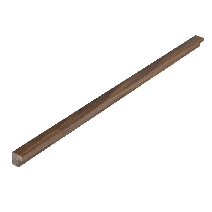 I.B.E. Unfinished wooden furniture handle L-PROFILE from IBE - American walnut