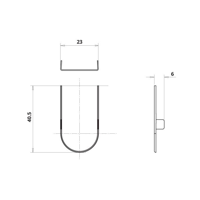Otlav Afdekkap voor Otlav Invisacta IN230 - mat Zilver (stuk)