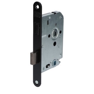 NEMEF Serrure magnétique noire pour porte de salle de bain NEMEF 1264/73-50