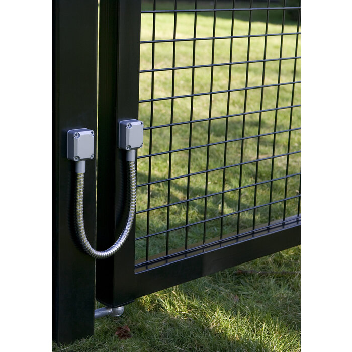 LOCINOX Locinox Jeu de charnières pour portail de jardin GBM 12 avec capuchons en plastique - 2 pièces