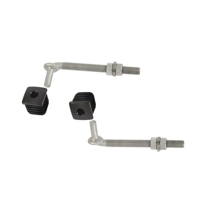 LOCINOX Locinox Hinge set for garden gate GBM16 with plastic caps - 2 pieces