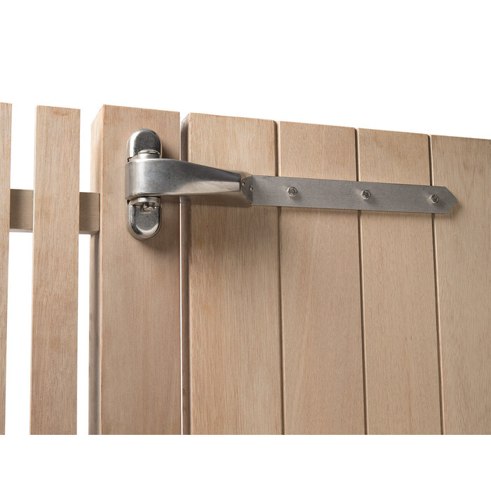 LOCINOX Charnière anti-vandalisme Locinox 4DW-A2 - 180° - portails en bois - 2 pièces