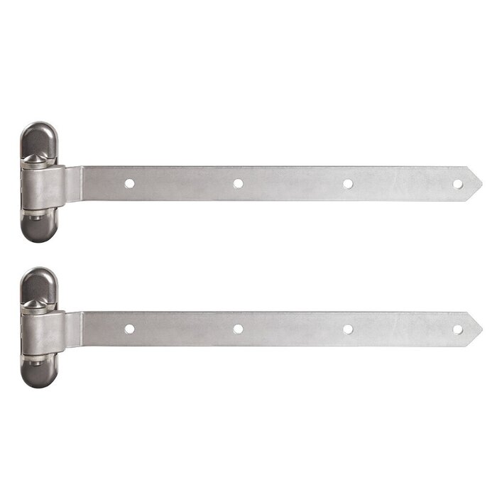 LOCINOX Locinox Regelbaar 3- dimensioneel scharnier 3DW-HDG - 180° - houten poorten - 2 stuks