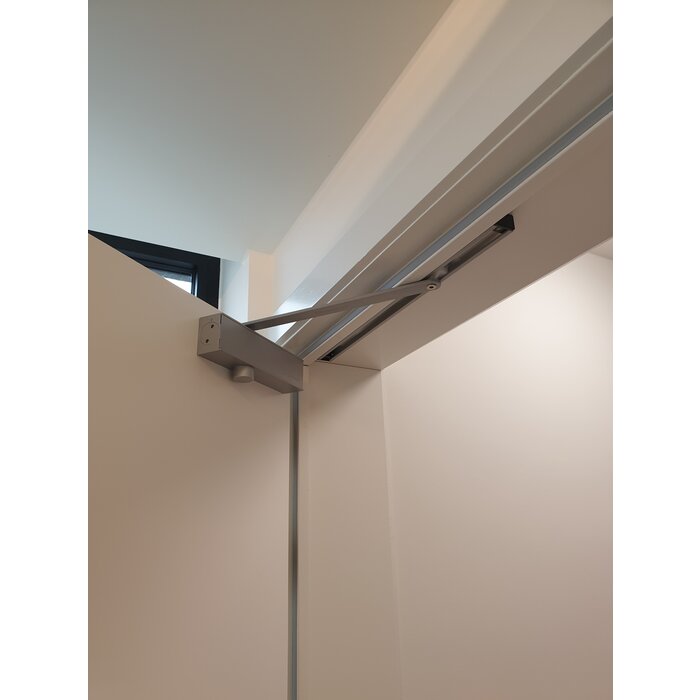 HDD Türschließer mit Gleitarm DORINT IT920 - Schließkraft 2-4 Alu Look