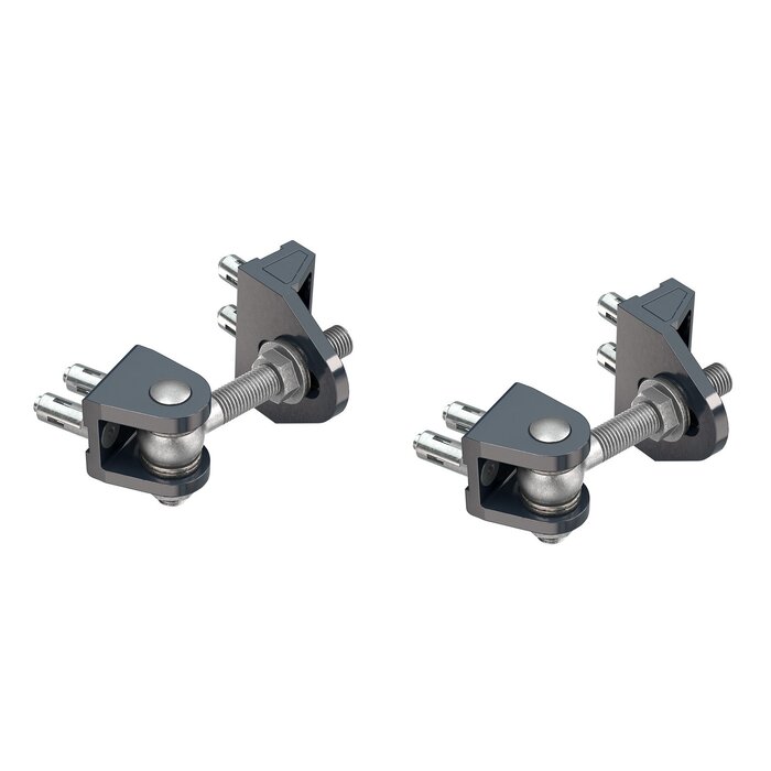 LOCINOX Locinox Anschraubscharnier BOLTONHD-4D-QF – 2 Stück – Industrietore
